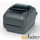 принтер этикеток zebra zebra tt printer gx430t; 300dpi, eu and uk cord