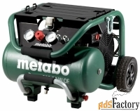 компрессор безмасляный metabo power 400-20 w of, 20 л, 2.2 квт