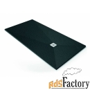 душевой поддон cezares base slate plato_base_ninety_slate_negro_120x90