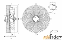 вентилятор осевой ebmpapst s6e400an2446