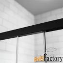 душевая дверь radaway idea black dwj 130 r прозрачное