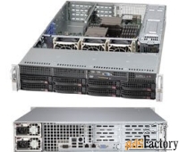 серверный корпус supermicro cse-825tq-r500wb 2x500w черный