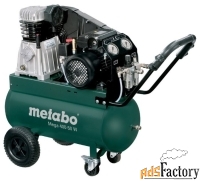 компрессор масляный metabo mega 400-50 w, 50 л, 2.2 квт