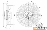 вентилятор осевой ebmpapst w3g250cd5401