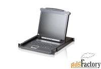 переключатель kvm aten kvm/lcd ps2 vga 17quot; 1port cl1000m-ata-rg