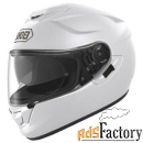 shoei мотошлем gt-air plain белый, white