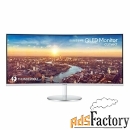 монитор samsung 34quot; c34j791wti белый va led 4ms 21:9 hdmi m/m полу