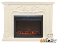 электрический камин realflame victoria 26 wt + moonblaze bl s