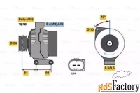 генератор 14v, 180a bosch 0986048400