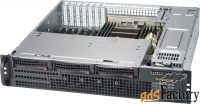 серверный корпус supermicro cse-825mbtqc-r802lpb 2x800w черный