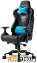 игровое кресло sharkoon skiller sgs4 (black/blue)