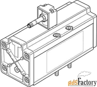 распределитель с электроуправлением festo mdh-5/2-3/4-d-4