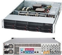 корпус supermicro 825tq-r740lpb superchassis 2u / no hdd (8) lff / 7xl