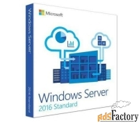 microsoft windows server standard 2016 64bit rus 1pk oei 16 core( p73-