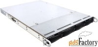 корпус для сервера supermicro 1u 700 black cse-815tq-r700wb