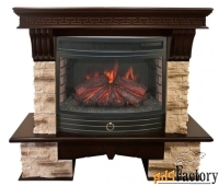 электрический камин realflame rockland 25 ao + firefield 25 s ir