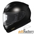 shoei nxr plain black, l