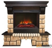 электрический камин realflame stone brick 25,5 ao + evrika 25,5