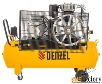 компрессор масляный denzel dr 4000/100, 100 л, 4 квт