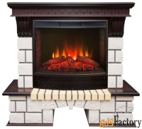 электрический камин realflame stone new 25 + evrika 25,5