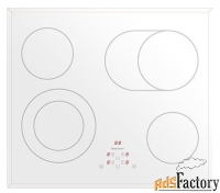 электрическая варочная панель rainford rbн 6624 b white