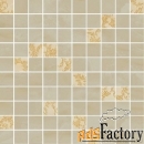 versace marble mosaico t100 decorato beige керамогранит (29,1 x 29,1 с