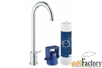 комплект с вентилем для фильтрованной воды для кухни grohe blue (без с