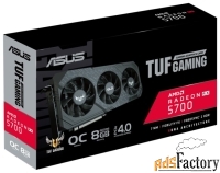 видеокарта asus tuf radeon rx 5700 1565 mhz pci-e 4.0 8192mb 14000mhz 