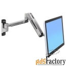 кронштейн ergotron 45-383-026, lx hd sit-stand desk mount lcd arm