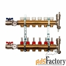 коллекторный блок для теплого пола с расходомерами 12 вых. stout