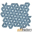 мозаика atlas concorde raw blue twist mosaico 35,8x32,9 9rtb, м²