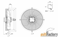 вентилятор осевой ebmpapst s4d450au0101
