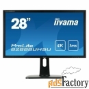 монитор iiyama 28quot; prolite b2875uhsu-b1 черный tn+film led 1ms 16: