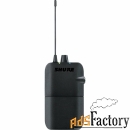 shure p3r m16 686-710 mhz пластмассовый приемник для системы персональ