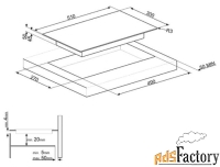 электрическая варочная панель smeg se332ed