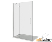 душевая дверь в нишу good door saturn wtw-110-c-ch-l 110 см левый