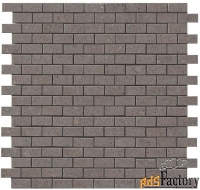 керамогранит atlas concorde kone kone grey mosaico brick (auon) 30,4x3