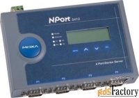 преобразователь moxa nport 5410 4 port rs-232 device server, db9