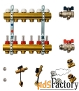 коллекторная группа tiemme 1quot; х 6 отводов с расходомерами