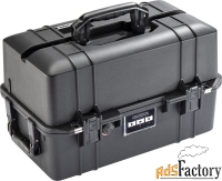 pelican 1465airnf,wl/nf,black,peli защитный кейс peli air пустой