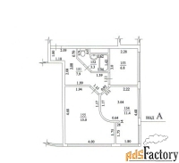 2 - комн.  квартира, 45 м², 5/5 эт.