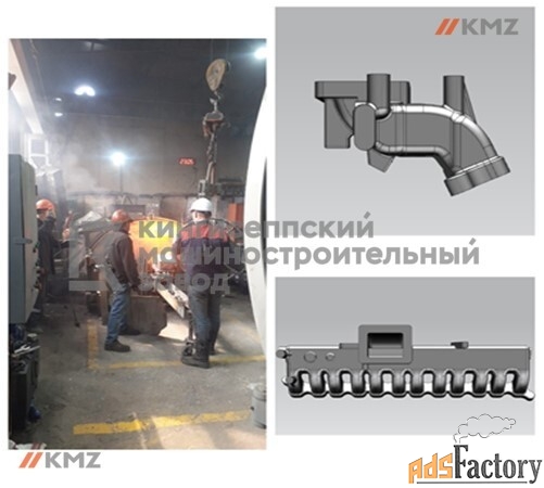Изготовление секции выхлопного коллектора
