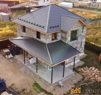 Домокомплект из полистиролбетона панели крупноформатные паз-гребень.