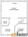 Коттедж 136 м² на участке 10 сот.