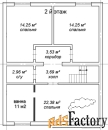 Коттедж 136 м² на участке 10 сот.