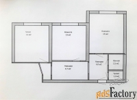 2 - комн.  квартира, 57,4 м², 11/12 эт.