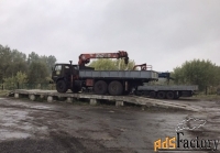 Аренда и услуги манипулятора -вездехода, стрела 7т, 23м, борт 10т, 6м