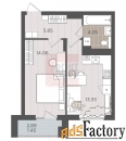 1 - комн.  квартира, 38.94 м², 2/9 эт.
