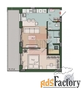 1 - комн.  квартира, 54.1 м², 8/10 эт.