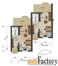 таунхаус 90 м² на участке 1.5 сот.